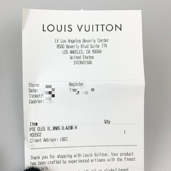 NIB Louis Vuitton Hollywood Drive xmas bag charm and key holder - Picture 8 of 9